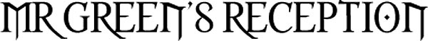 Mr Green's Reception-Logo