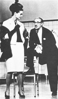 Dee Hartford and Groucho perform Dr. Hackenbush on Hollywood Palace.
