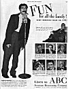 Groucho in an advertisement for ABC radio