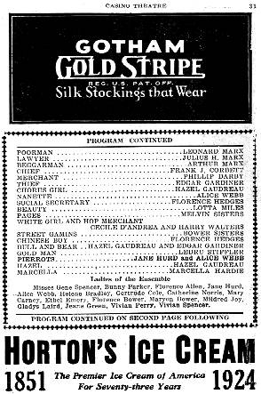I'll Say She Is! -- Page 31 of Program