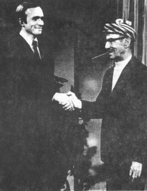 Groucho in an early appearance on Dick Cavett's show.