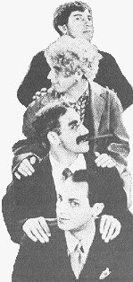 A magazine pic of The Four Marx Brothers