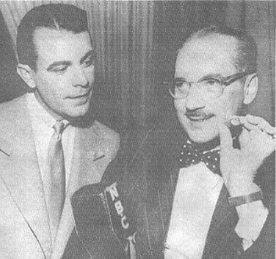 George Fenneman and Groucho Marx on 'You Bet Your Life'