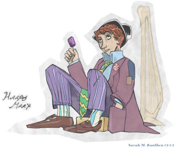 An Illustration of Harpo by Sarah M. Kauthen
