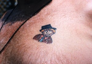 A Closeup of Mark's Tattoo